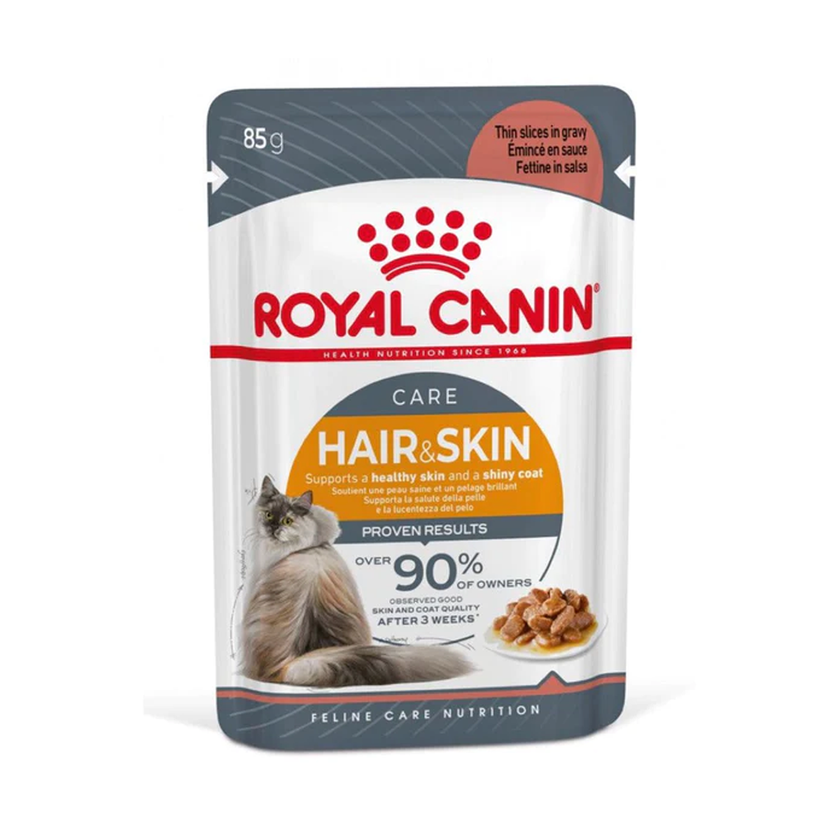 Cat food for healthy skin and coat sale