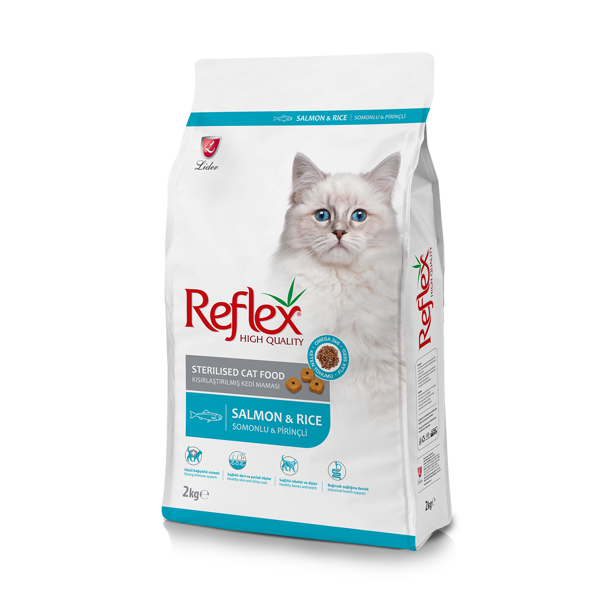 Reflex Adult Sterilised Cat Salmon and Rice Dry Food Pets Station