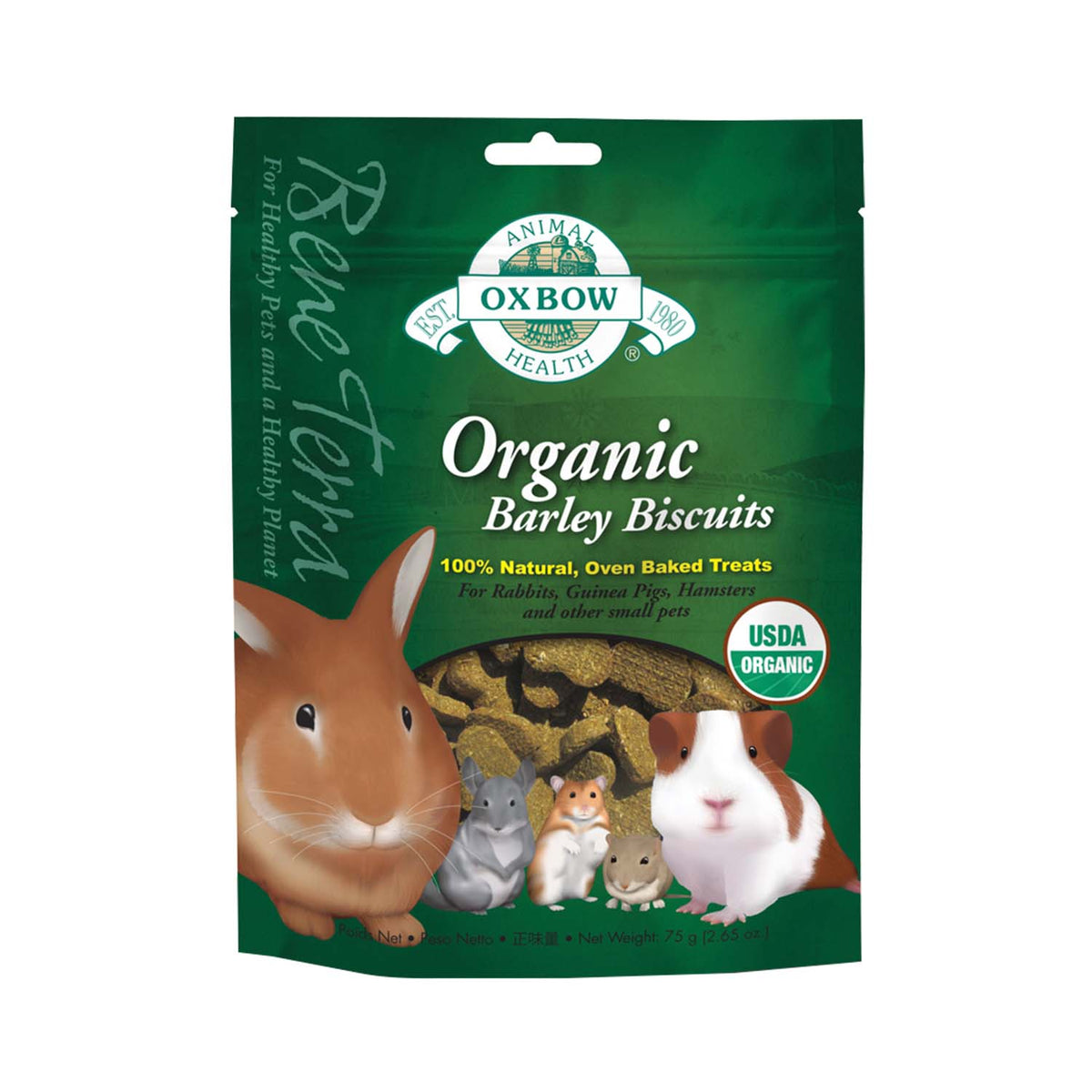 Oxbow Organic Barley Biscuits Small Pet Treats Pets Station