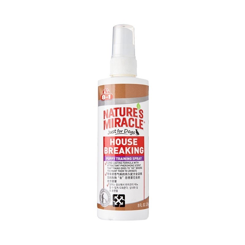 Nature's Miracle Just For Dogs Housebreaking Puppy Training Spray