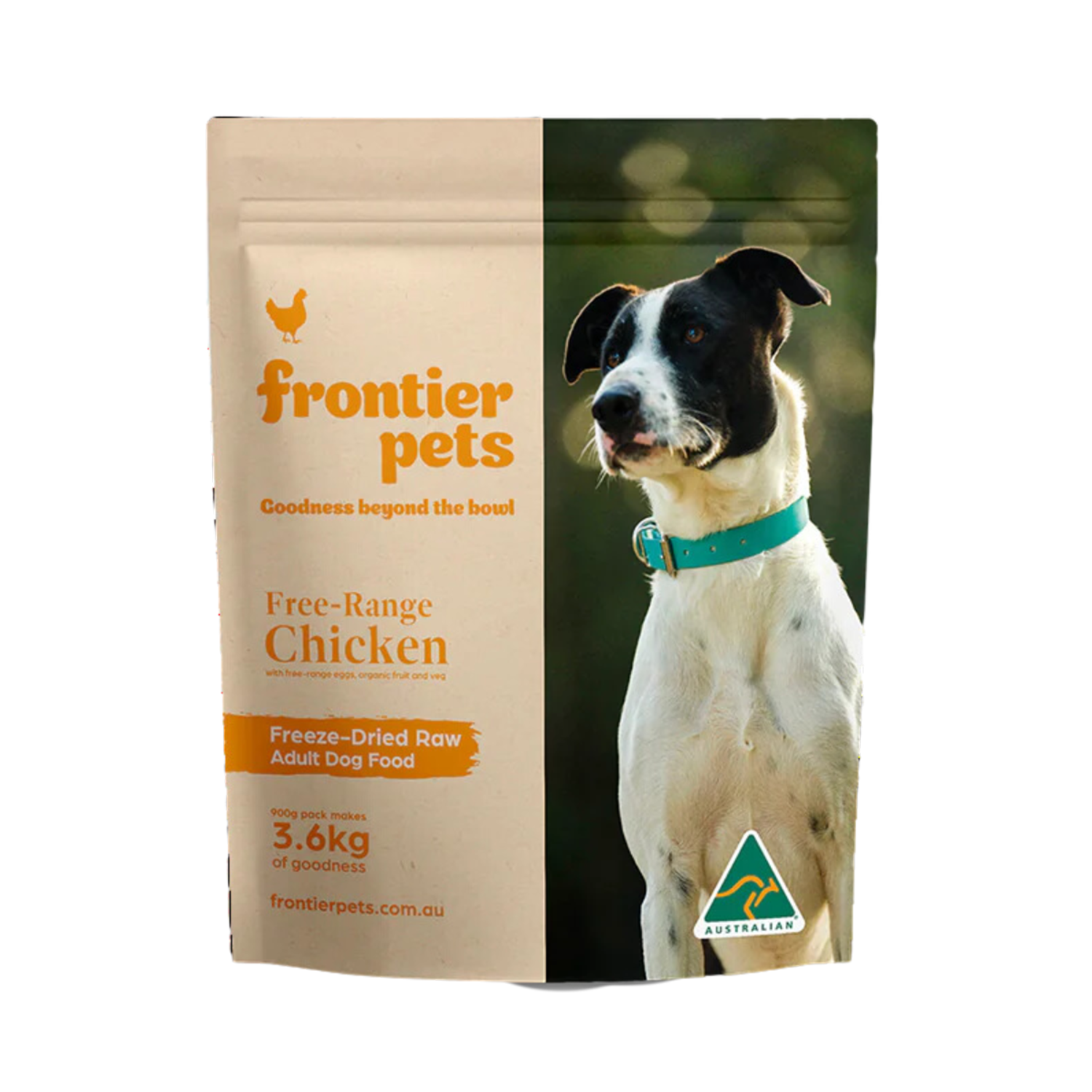 Frontier Free Range Freeze Dried Raw Chicken Adult Dog Food Pets