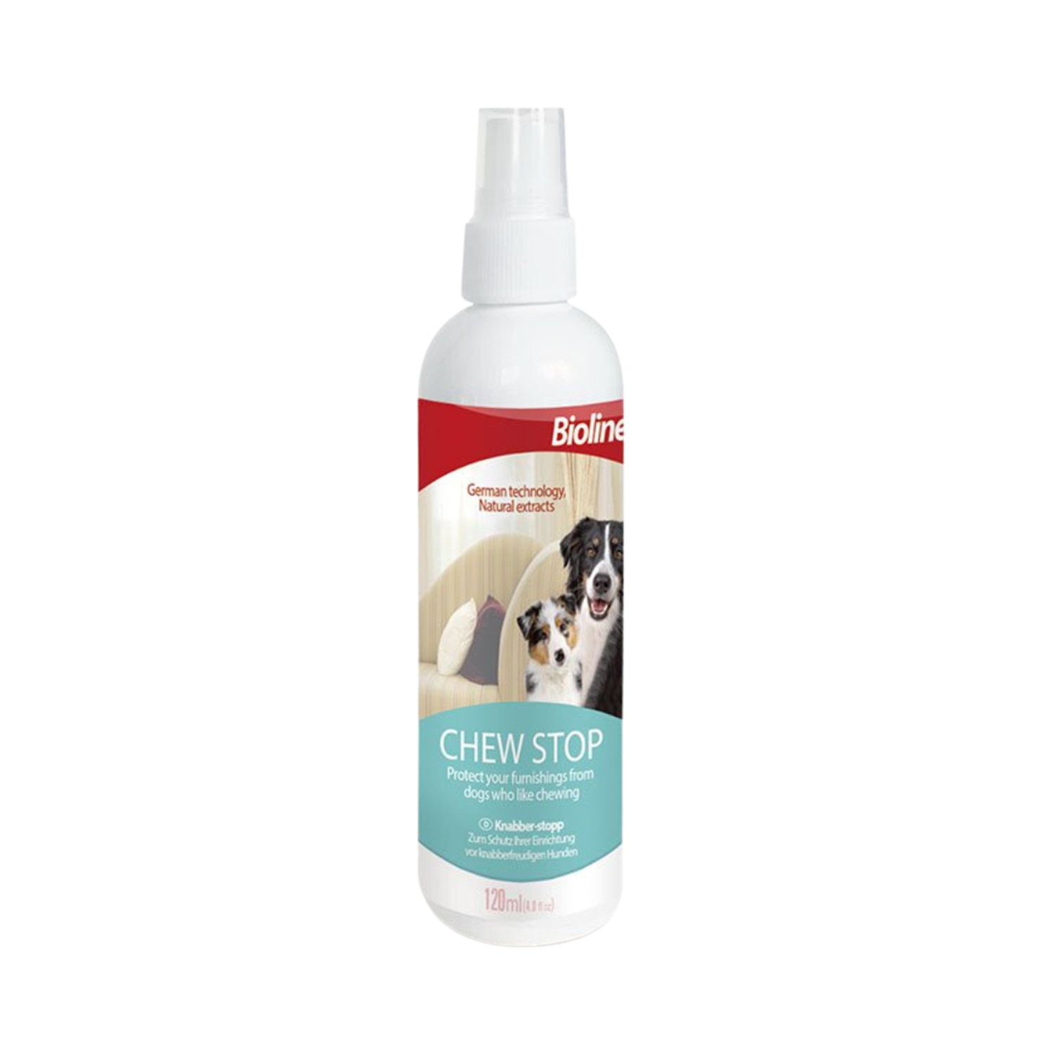 Bioline Chew Stop Spray For Dogs Pets Station