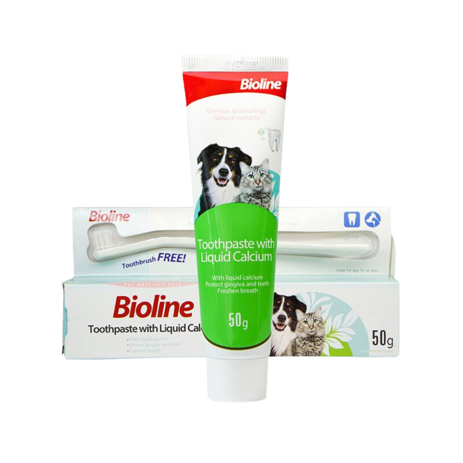 Bioline dog outlet toothpaste