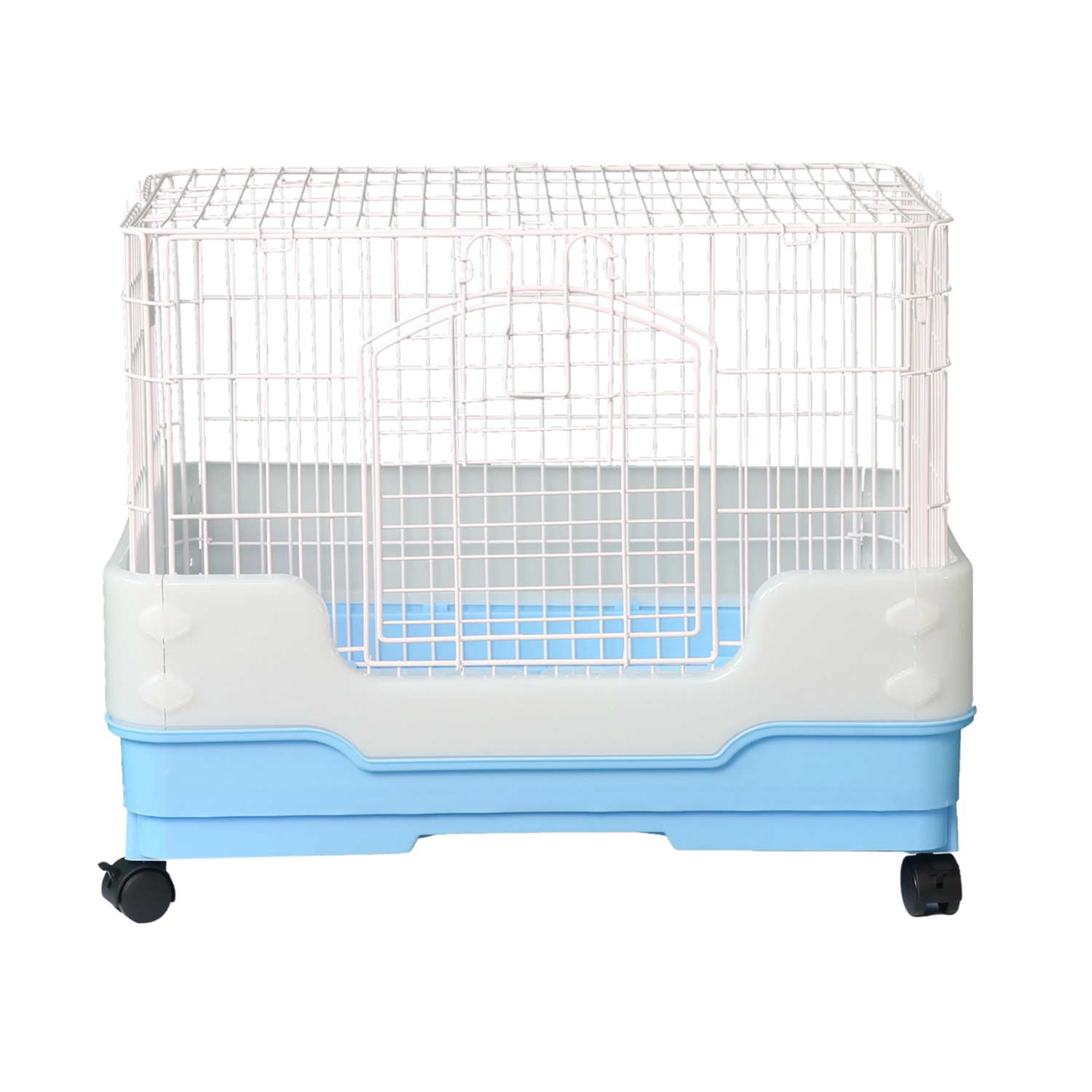 Blue rabbit cage best sale