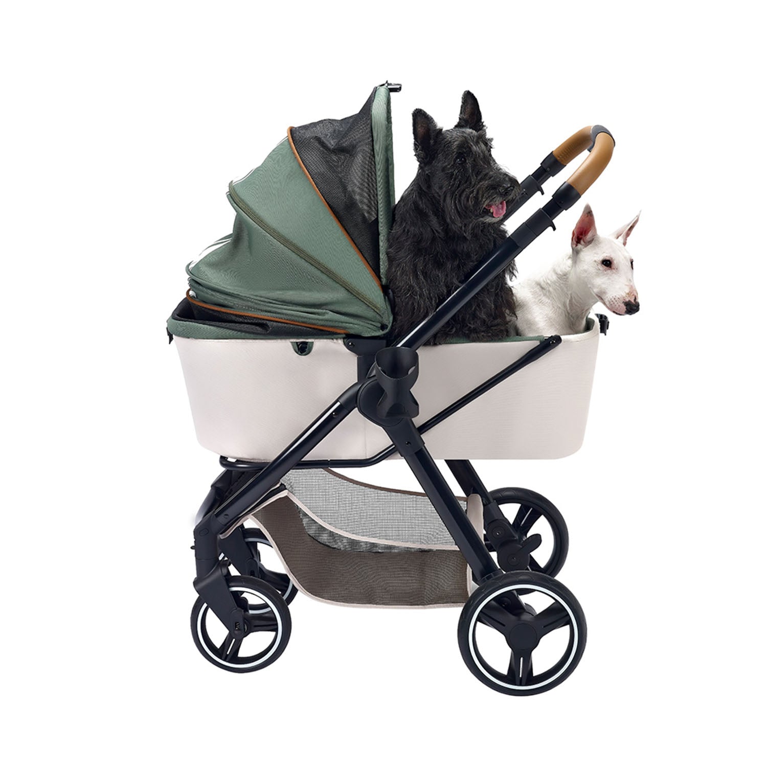 Deluxe dog hot sale stroller