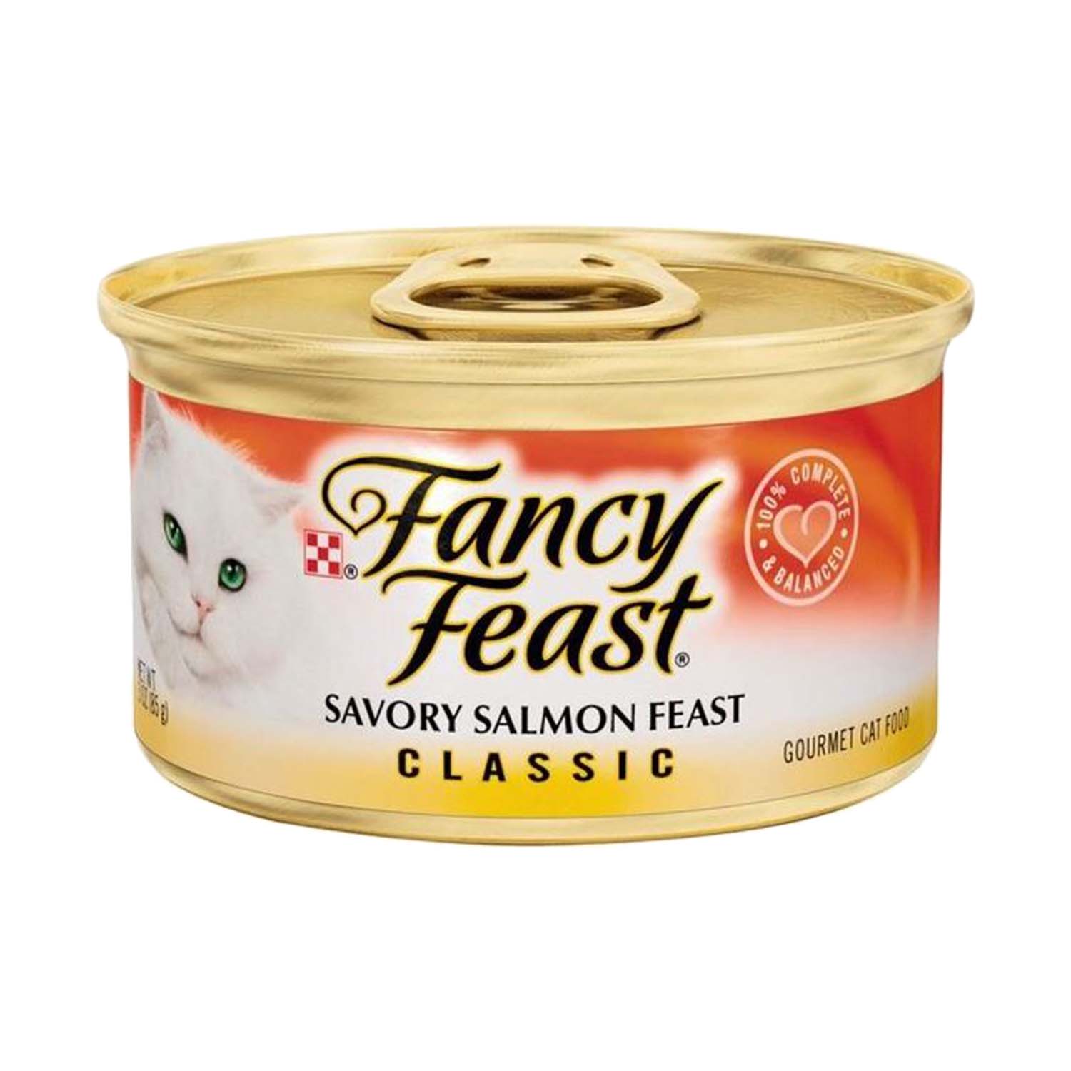 Fancy Feast Classic Pate Savory Salmon Feast Canned Cat Food