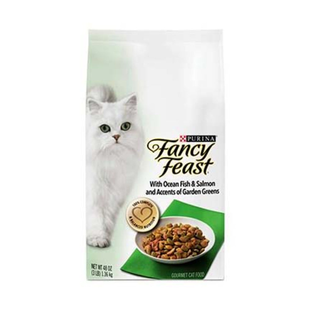 Fancy Feast Gourmet With Ocean Fish Salmon And Accents Of Garden