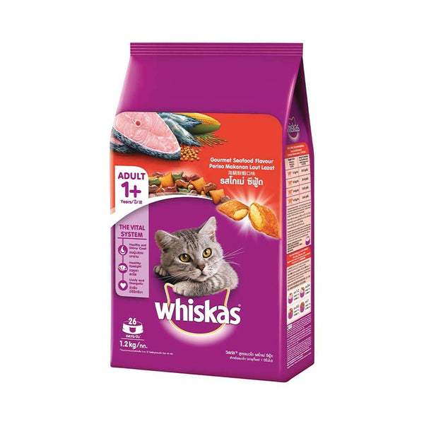 Whiskas seafood selections dry hotsell cat food