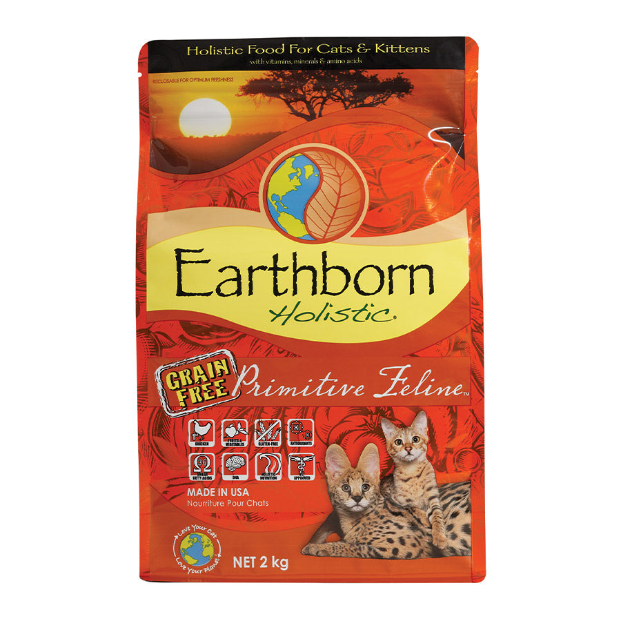 Earthborn holistic shop cat food pouches