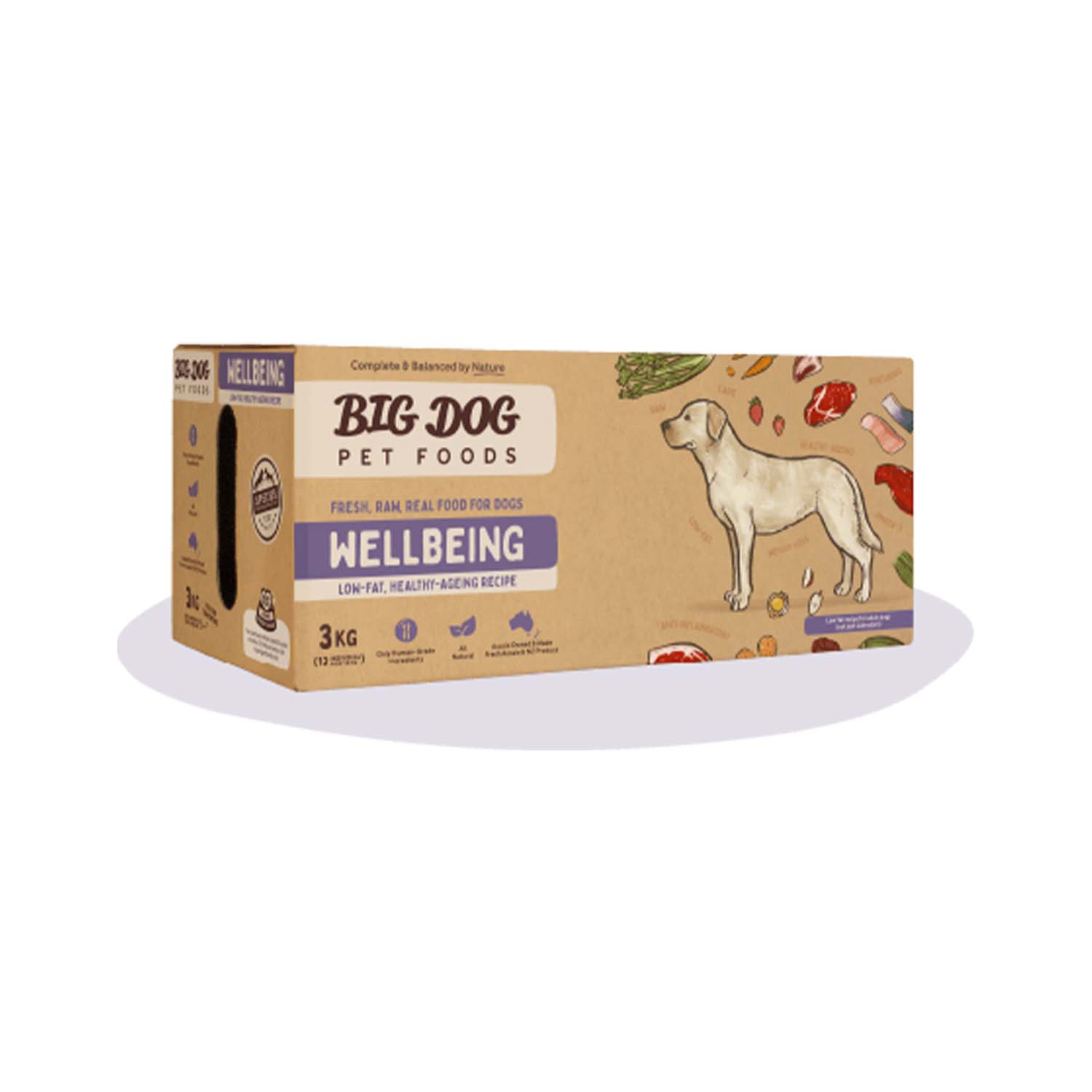 Big Dog Wellbeing Barf Frozen Raw Dog Food Pets Station