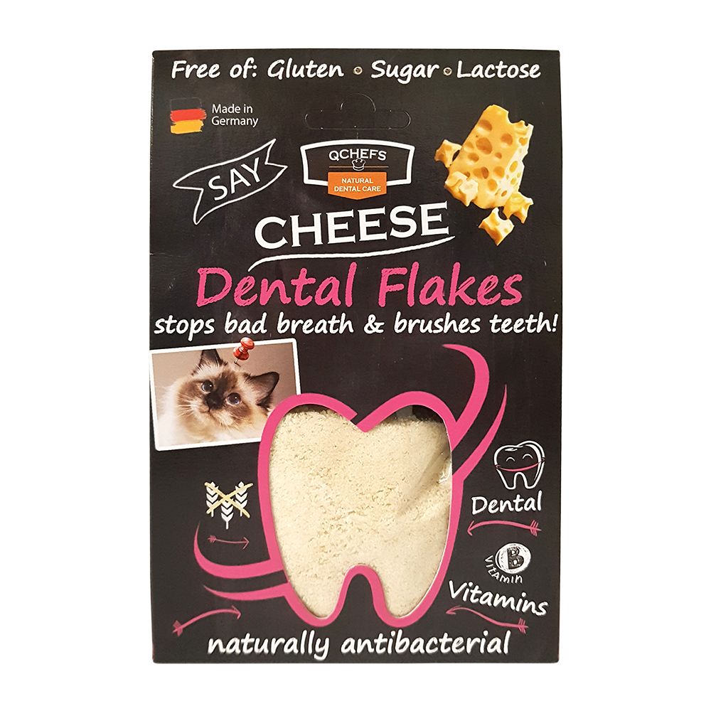 Qchefs Cat Dental Flakes Topper Pets Station