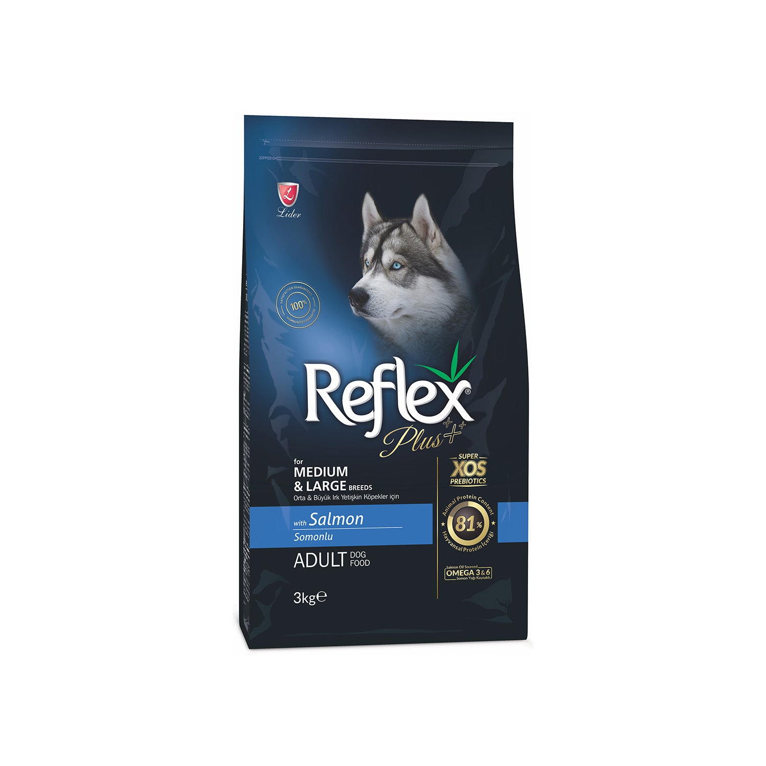 Reflex plus dog store food