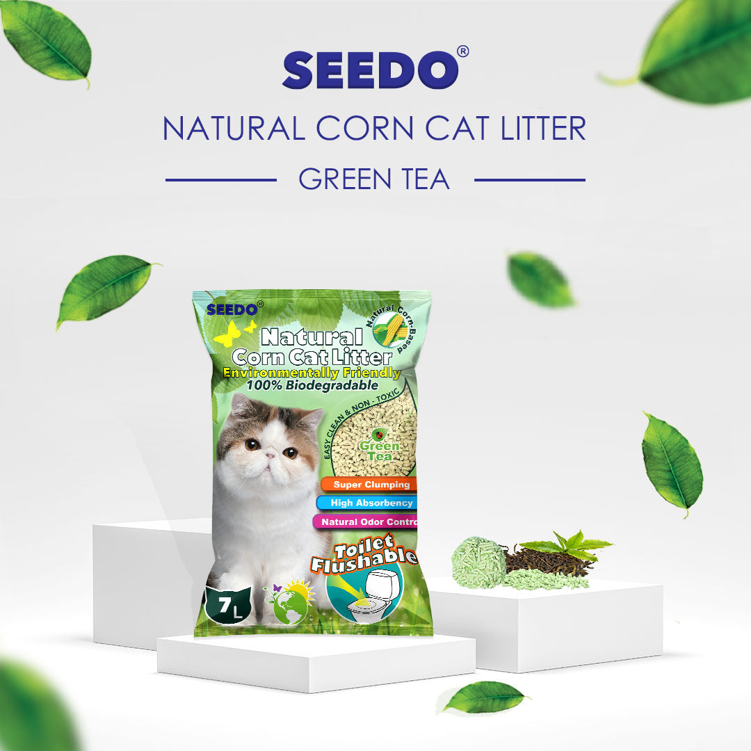 Seedo Natural Corn Flushable Cat Litter