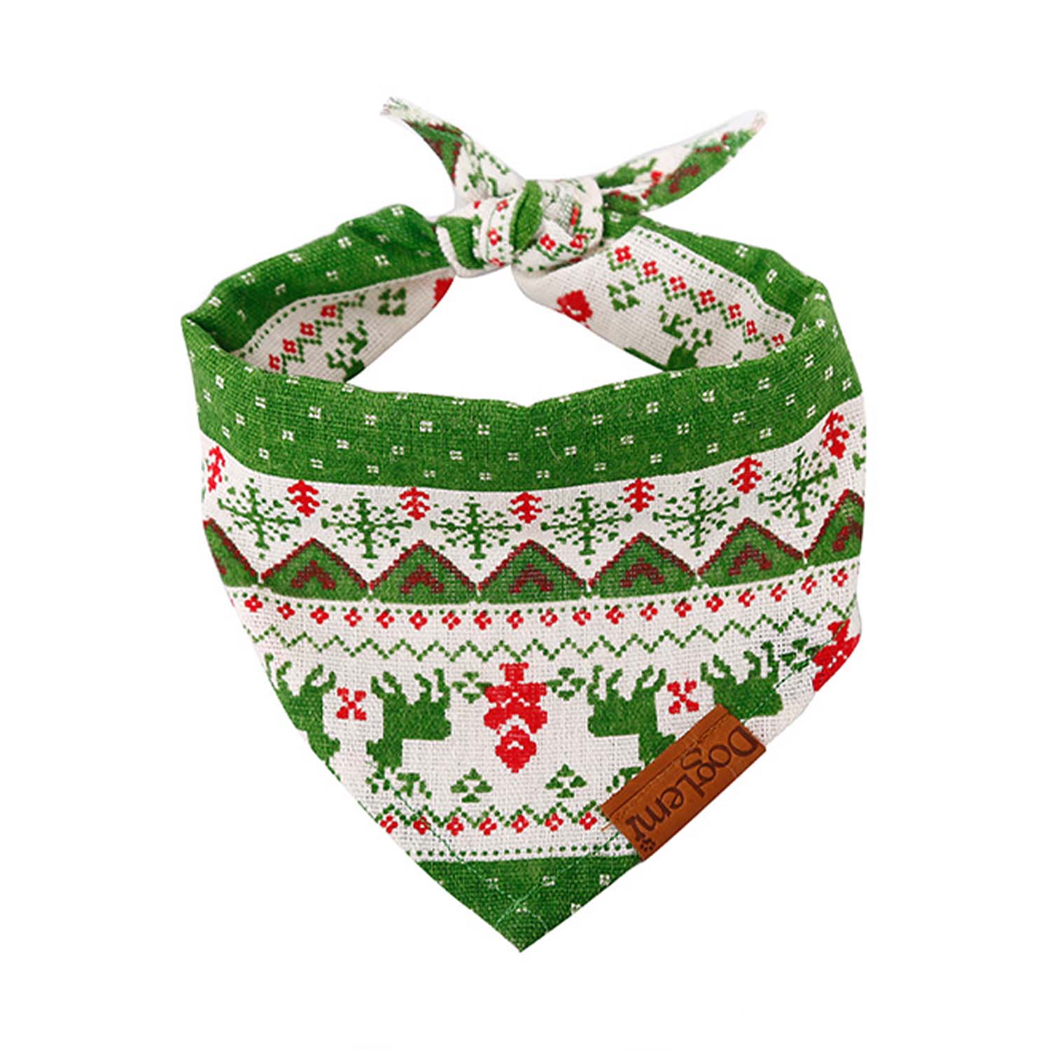 Doglemi Collar Triangle Deer Bib (Green) – Pets' Station