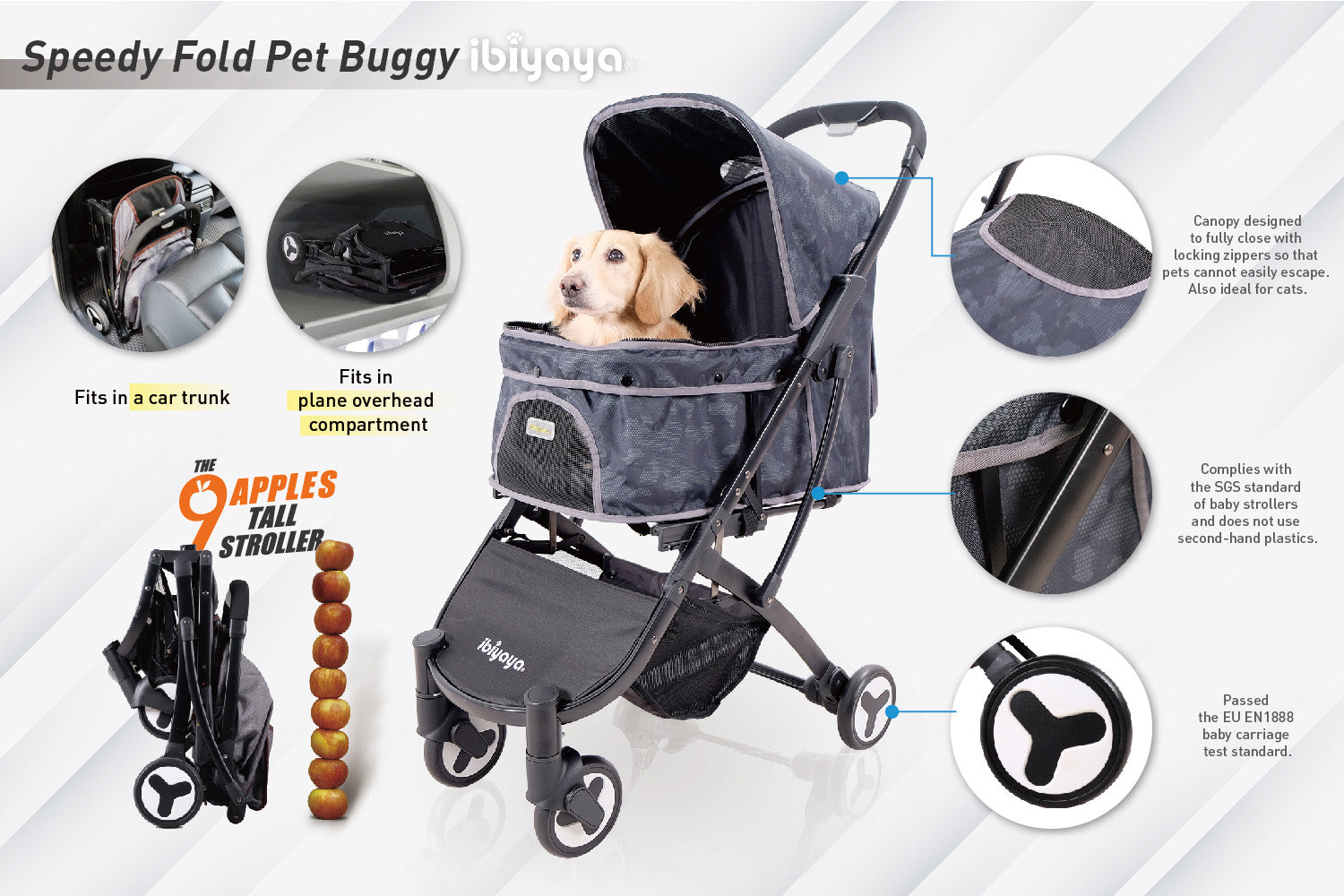 Stroller with dog sales compartment