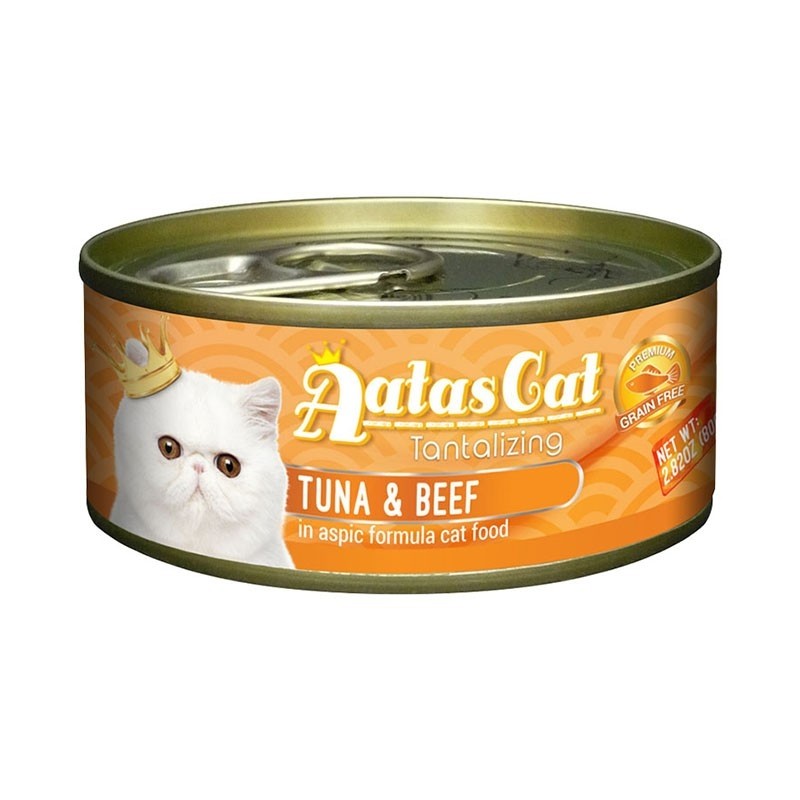 Aatas Cat Tantalizing Tuna Beef In Aspic Canned Cat Food Pets