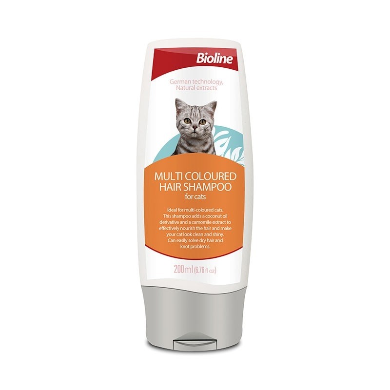 Bioline Multi coloured Hair Cat Shampoo Pets Station