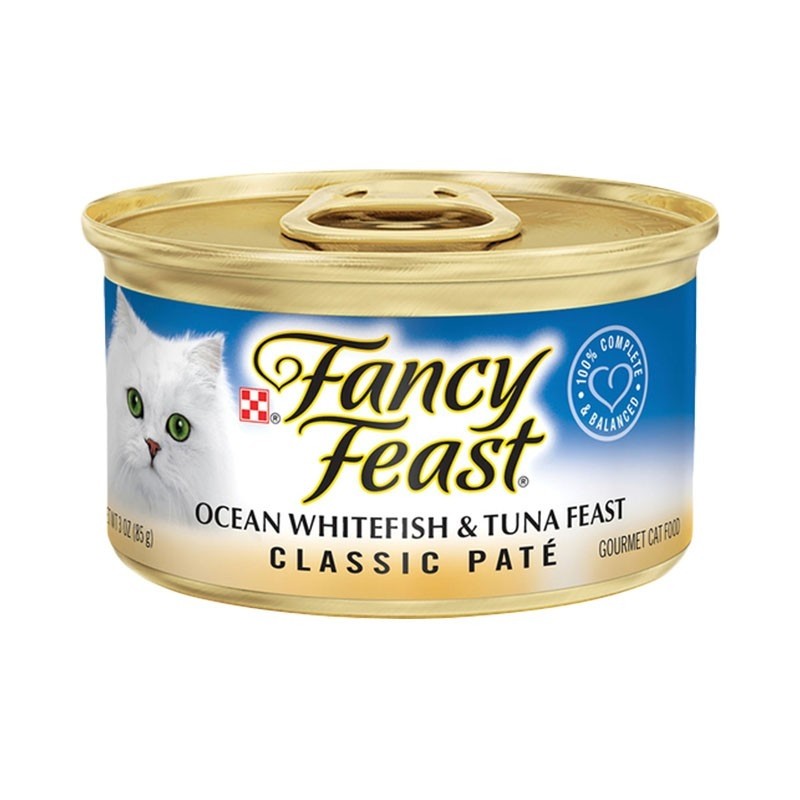 Fancy Feast Classic Pate Ocean Whitefish Tuna Feast Canned Cat