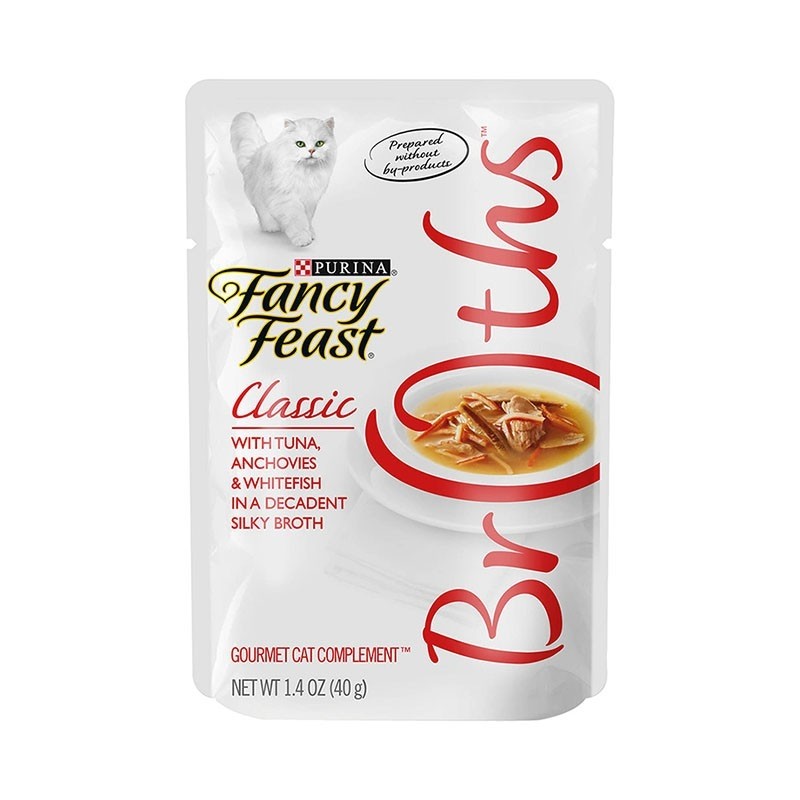 Fancy feast cat outlet broth