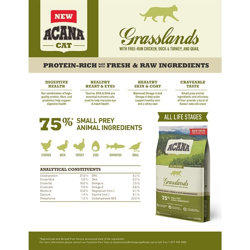 Acana Regionals Grassland Dry Cat Food Pets Station