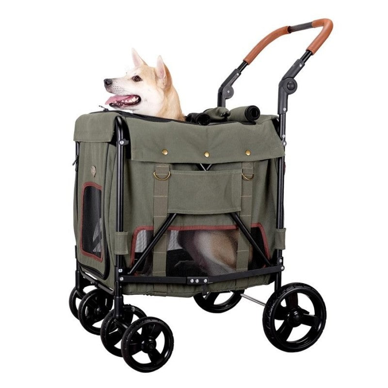 Dog stroller outlet for two