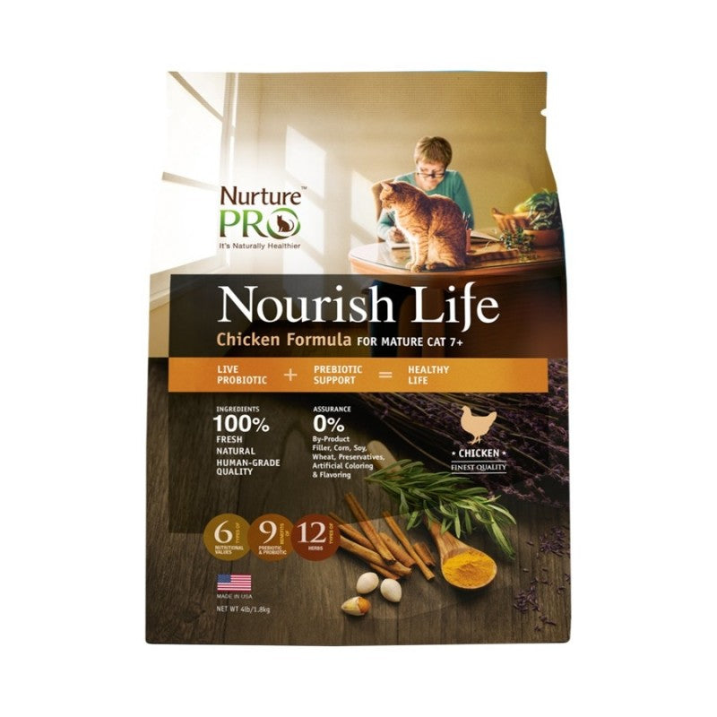 Nurture Pro Nourish Life Chicken Formula For Mature Cat 7 Dry Cat