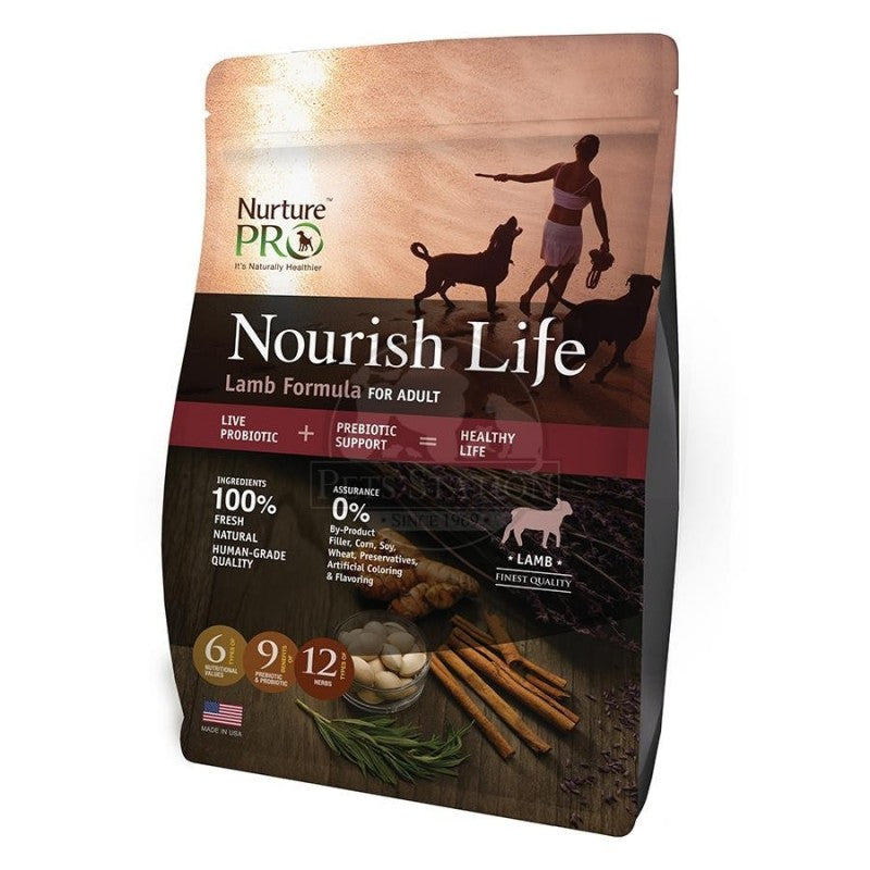 Nurture Pro Nourish Life Lamb Formula For Adult Dry Dog Food