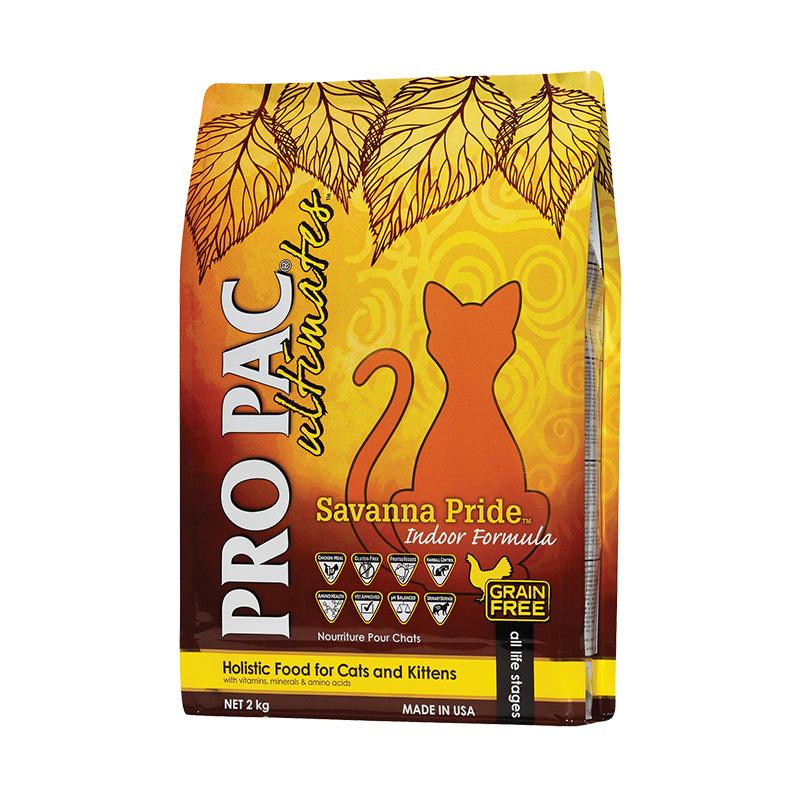 Pro Pac Ultimates Savanna Pride Indoor Formula Dry Cat Food