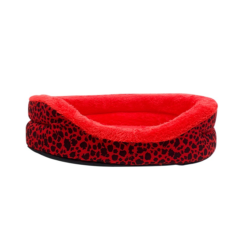 Cheetah print dog clearance bed