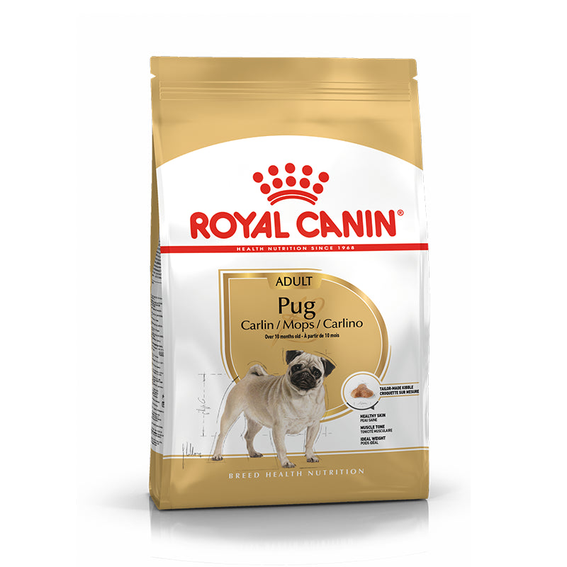 Royal Canin Breed Health Nutrition Adult Pug Dry Dog Food Pets Station